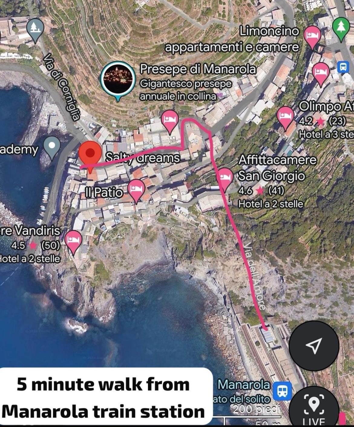 Hotel Salty Dreams Manarola Zewnętrze zdjęcie